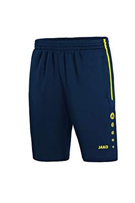 JAKO 8595 Trainingsshort Active - Marine/Fluogeel - M