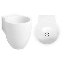 Clou Flush 6 fontein 27x28cm voorbewerkt kraangat aluite Wit mat CL/03.13061 - thumbnail