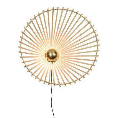 GOOD&MOJO Wandlamp 'Bromo' Large, Bamboe, kleur Naturel