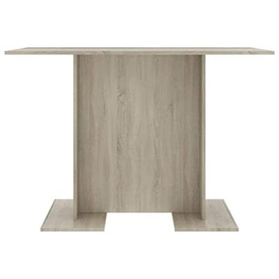VidaXL Eettafel 110x60x75 cm bewerkt hout sonoma eikenkleurig VidaXL Eettafel 110x60x75 cm bewerkt hout sonoma eikenkleurig