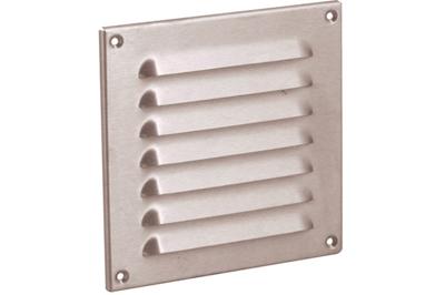 Nedco schoepenrooster rvs 200 x 200 mm