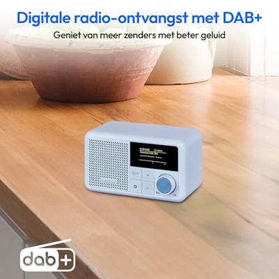 Mini Radio - MEDION - DAB/FM - Mono 2W RMS - Blauw