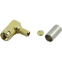 TRU COMPONENTS SMA-JWC-RG58 1372237 SMA-Reverse-connector Stekker, haaks 50 Ω 1 stuk(s) - thumbnail