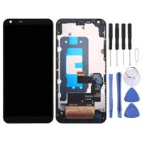 LCD-scherm en Digitizer volledige montage met Frame voor LG Q6 V6 PLUS LG-M700 M700 M700A US700 M700H M703 M700Y(Black) - thumbnail