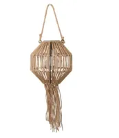 Decostar Hanglamp Solar LED ro Dagmar 22 cm naturel - thumbnail