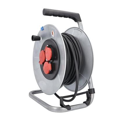 AS Schwabe 10316 Kabelhaspel 50.00 m Zwart Randaarde stekker