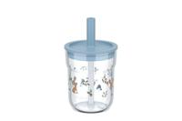Mepal kinderglas Mio 250 ml met rietje Little Dutch forest friends - thumbnail