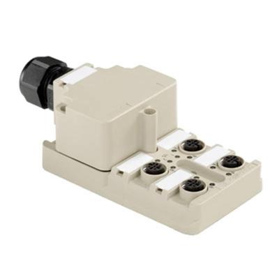 Weidmüller SAI-4-M 5P M12 ECO 1892100000 Passieve sensor/actorbox M12-verdeler met metalen schroefdraad 1 stuk(s) Weidmüller SAI-4-M 5P M12 ECO 1892100000 Passieve sensor/actorbox M12-verdeler met metalen schroefdraad 1 stuk(s)