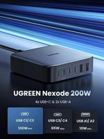Kabel USB naar Lightning Ugreen 40914 Zwart Grijs 2 m - thumbnail