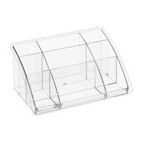 Rotho Timeless Buro Organizer Pennenbak Hoog 19.8x12.8x9.3 cm Transparant - thumbnail