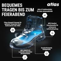 Atlas Werkschoen Alu-tec 735 2.0 XP Hoog S3 | Zwart | Maat - 00.012.142.48 - thumbnail