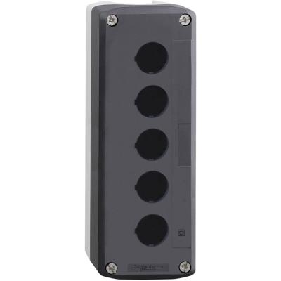 Schneider Electric XALD05 XALD05 Lege behuizing 5 inbouwplaatsen (b x h x d) 196 x 68 x 53 mm Zonder markering Donkergrijs, Lichtgrijs 1 stuk(s)