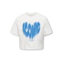 Kids ONLY zomer t-shirt S/S meisjes - print - off wit - Kogdaphne - thumbnail