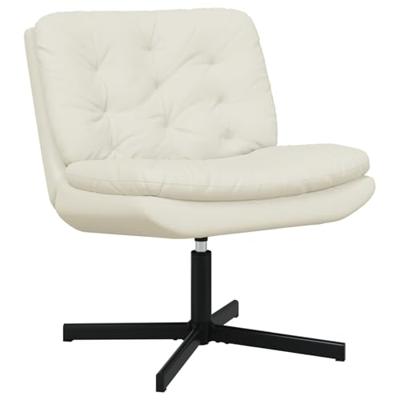 Draaibare Relaxstoel met kussen Anders Crme 63 x 75 x 76 cm Fluweel