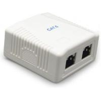 CAT6 FTP LAN-opbouwdoos, 2-poorts - thumbnail