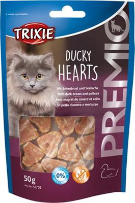 Trixie Premio Ducky Hearts kattensnacks 50 gram
