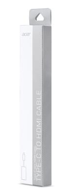 Acer HP.DSCAB.007 tussenstuk voor kabels USB Type-C HDMI Zwart