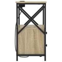 Nachtkastje met Oplaadstation Sonoma eiken Bewerkt hout - thumbnail