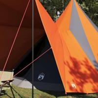 Familie Tipi Tent met dak Grijs en Oranje 510 x 690 x 330 cm - thumbnail