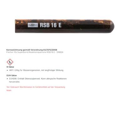 Fischer 518826 Reactiepartroon 24 mm 10 stuk(s)