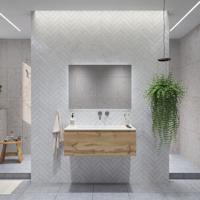 Badkamermeubel Gliss Eros 100 cm Met Wastafel Gliss Design - thumbnail