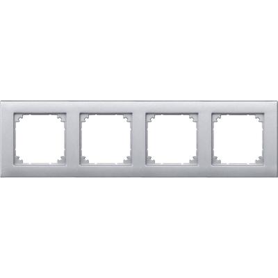 Merten 486460 Afdekking Frame System M Aluminium 1 stuk(s)