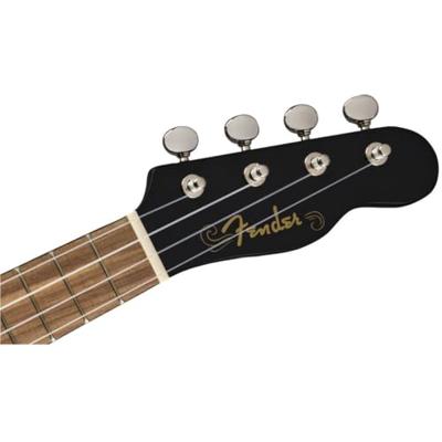 Fender California Coast Venice sopraan ukelele zwart