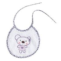 Interbaby slabbetje Beer junior 20 x 20 cm katoen - thumbnail