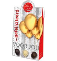 Voor Jou! Cadeau doos young ballonnen gefeliciteerd 100 Gram - thumbnail