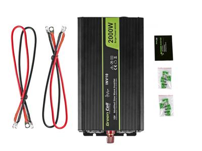 Green Cell INV10 Omvormer 2000 W 12 V - 230 V
