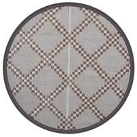 VidaXL Buitenkleed arakil ø 120 cm polypropeen bruin - thumbnail