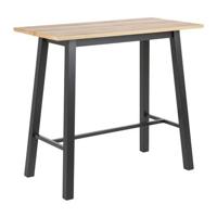 Bartafel 'Camilla' 117 x 58cm, kleur zwart - thumbnail
