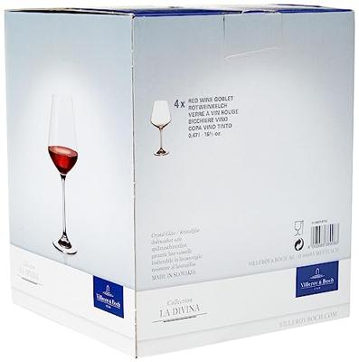 VILLEROY & BOCH - La Divina - Rode wijnglas 0,47l s/4 VILLEROY & BOCH - La Divina - Rode wijnglas 0,47l s/4