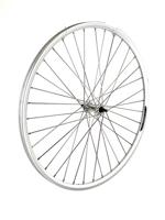 Rodi Voorwiel 28 inch 622 zilver dynamic dak rvs spaak - thumbnail