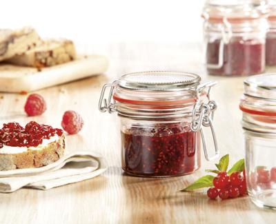 Leifheit 3193 Weckpot met Beugelsluiting 1140 ml Glas/RVS