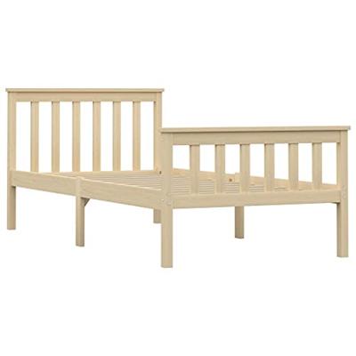 Bedframe massief grenenhout natuurlijk 100x200 cm