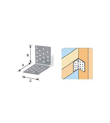 Connex Geperf. Winkelhaak 40X40X60X2,5 Vz - HV2700