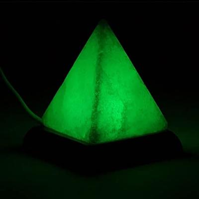 Himalaya Zoutlamp USB Wit Piramide (ca. 400 gram) 9 cm