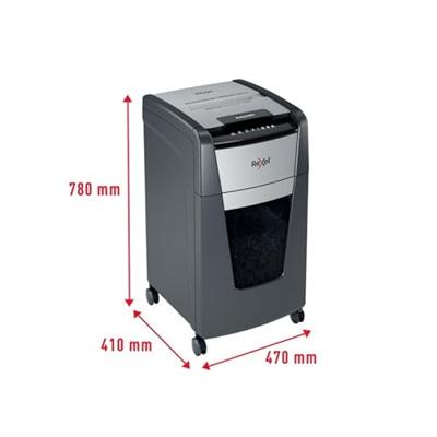 Rexel Optimum AutoFeed+ 225X Papierversnipperaar 225 vellen Micro cut 4 x 25 mm P-4 60 l Ook geschikt voor Paperclips, Nietjes, Creditcards - thumbnail