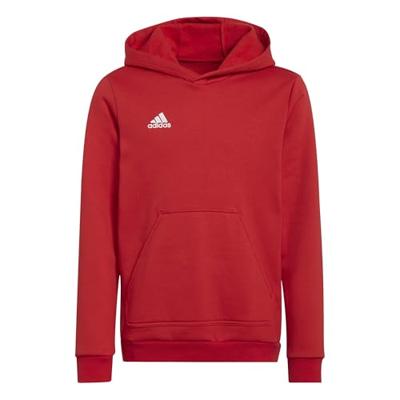 adidas Entrada 22 Sweat Hoodie Kids Rood Wit adidas Entrada 22 Sweat Hoodie Kids Rood Wit