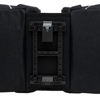 Newlooxs New looxs sports dubbele fietstas zwart/grijs - thumbnail