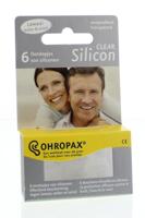 Ohropax Silicon Clear Oordopjes - thumbnail