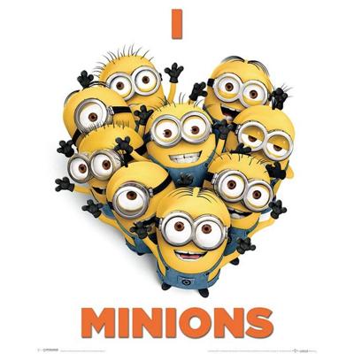 Pyramid Despicable Me 2 I Love Minions Poster 40x50cm