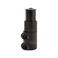 Ergotec stuurpen-adapter ahead level 6 met spacers 28,6ø 107mm mat zwart - thumbnail