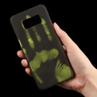 Samsung Galaxy S8 PLUS / G9550 Thermisch aanraakgevoelig en kleurveranderend back cover Hoesje (groen) - thumbnail