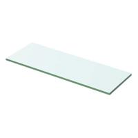 Wandschap transparant 50x12 cm glas - thumbnail
