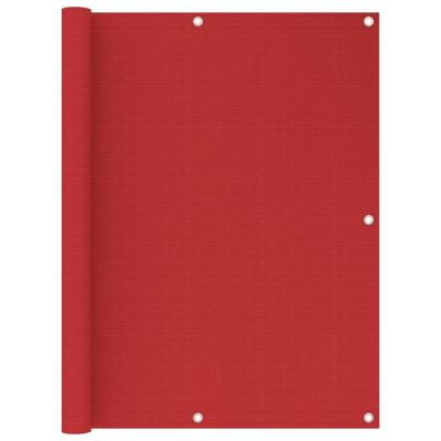 VidaXL Balkonscherm 120x300 cm hdpe rood VidaXL Balkonscherm 120x300 cm hdpe rood