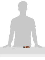 Bahco 1-230-06-2-2 Ronde vijl met greep, 150 x 6,0 mm, kap 2 Lengte 150 mm 1 stuk(s) - thumbnail