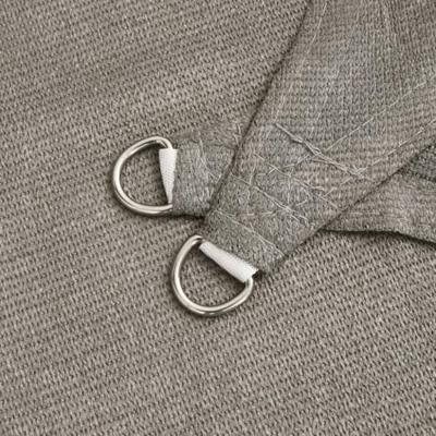 Zonnezeil 160 g/m driehoekig 3x4x5 m HDPE lichtgrijs Zonnezeil 160 g/m driehoekig 3x4x5 m HDPE lichtgrijs