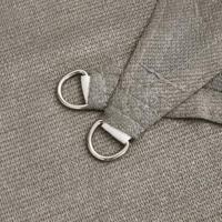 Zonnezeil 160 g/m driehoekig 3x4x5 m HDPE lichtgrijs - thumbnail